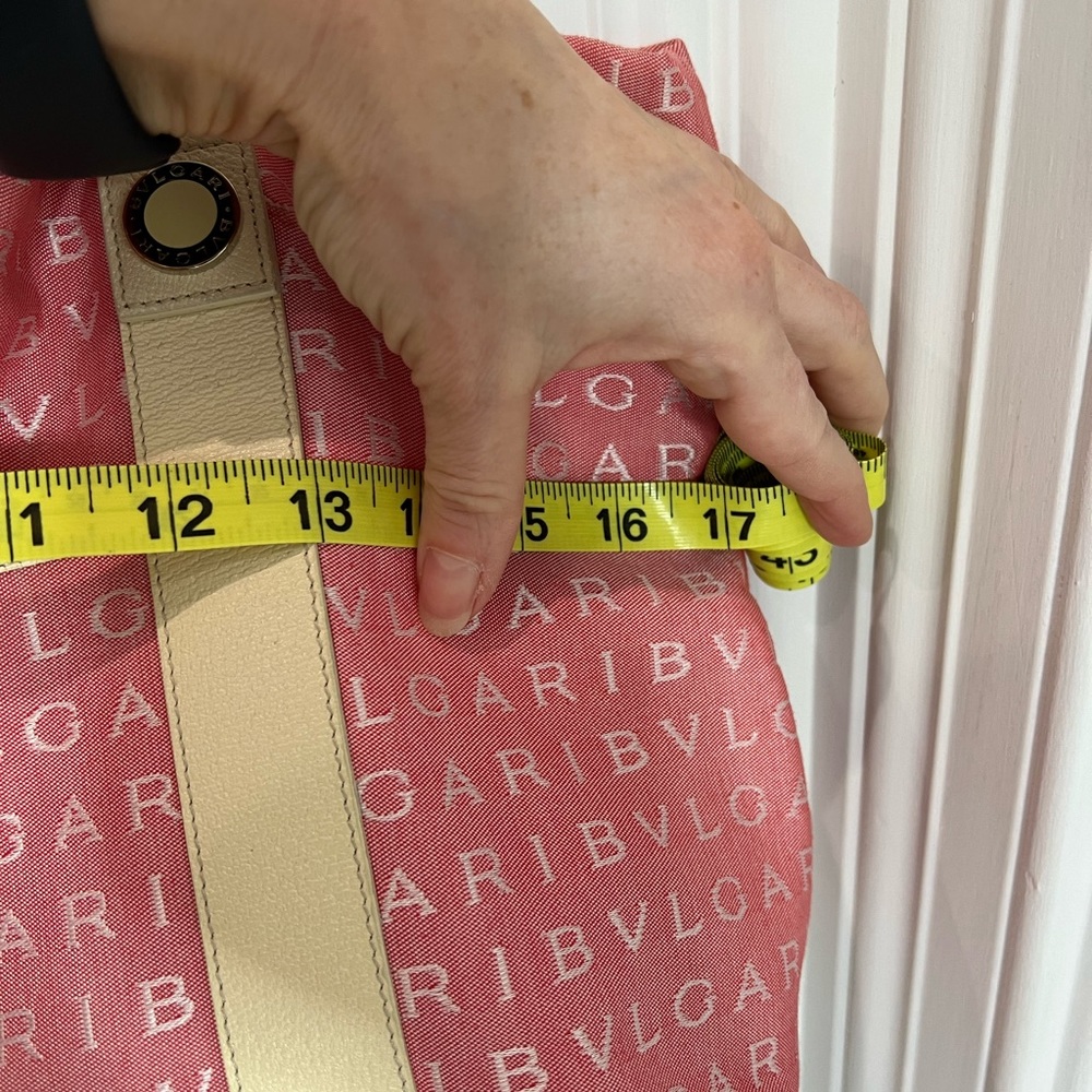 Bvlgari mania red logo tote - Picture 12 of 14